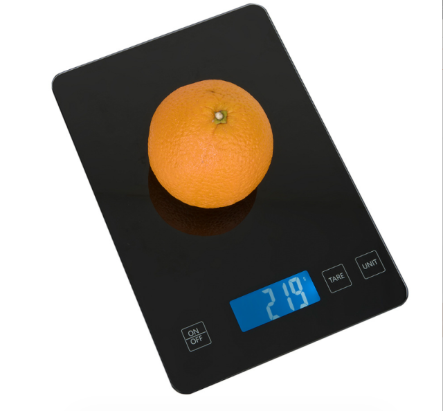 Digital portable rechargeable glass kitchen electronic scale food baking scale food gram weighing 1g electronic kitchen scale