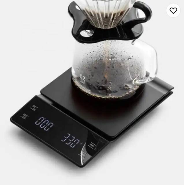 EK6002 3kg*0.1g accurate household digital coffee scale kitchen food scale commercial baking cooking scale