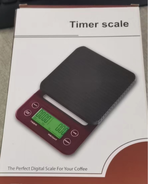 Household kitchen food precision electronic hand-brewed coffee scale 3kg 5kg food weight bench scale custom wholesale
