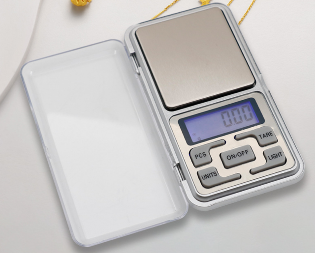 Mini mobile phone electronic scale, gift precision jewelry scale, electronic pocket table scale, portable hand scale wholesale