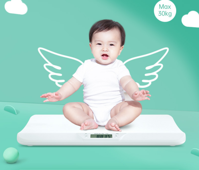 30kg smart baby scale, household baby scale, multi-function, one-click clearing pet scale, 4 units of baby weight