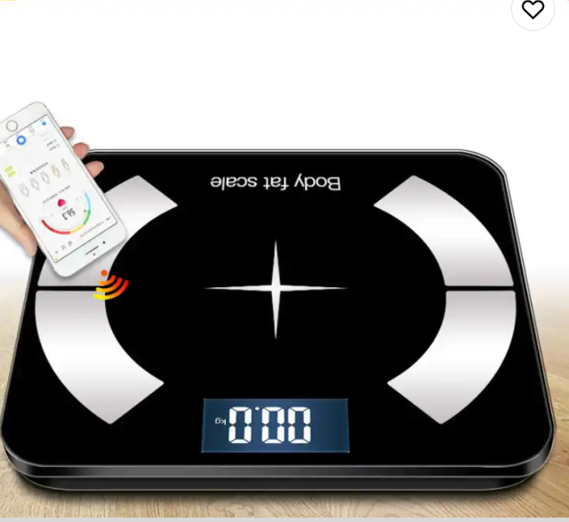 Bluetooth scales floor Body Weight Bathroom Scale Smart Backlit Display Scale Body Weight Body Fat Water Muscle Mass BMI