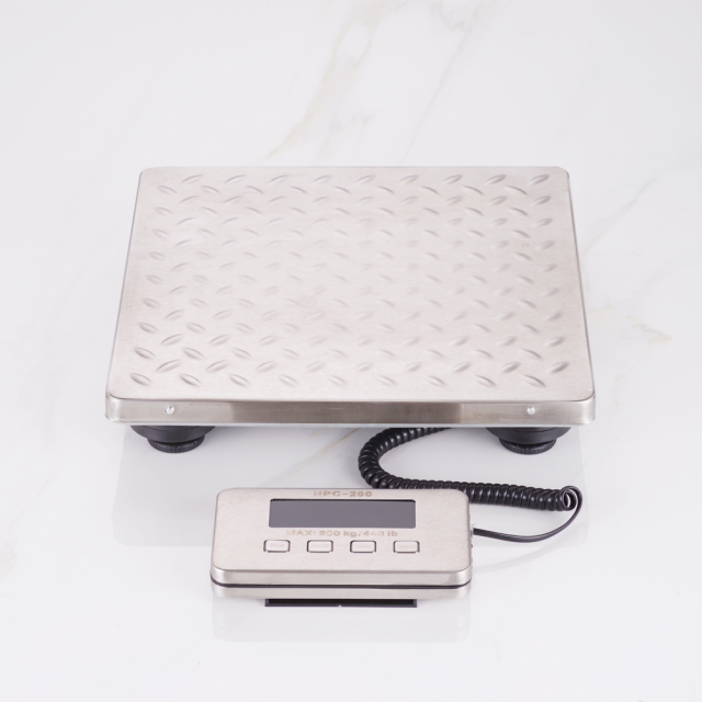 Stainless steel postal scale 200kg/0.2kg postal parcel scale express scale electronic scale pattern tabletop pet scale