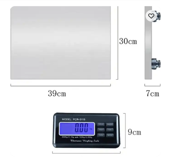 Popular foreign trade electronic scale 200kg postal scale PCR-2126 postal scale