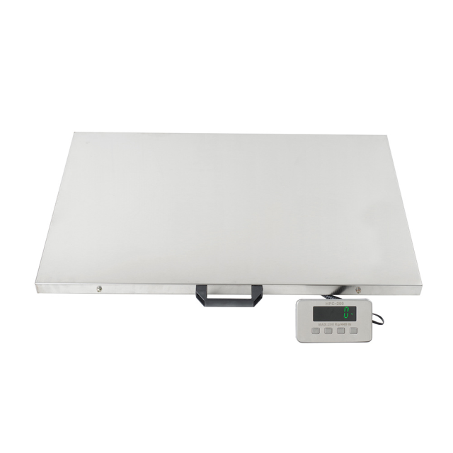 New package electronic scale, portable luggage scale 500kg, pet platform scale, stainless steel express postal scale, livestock scale