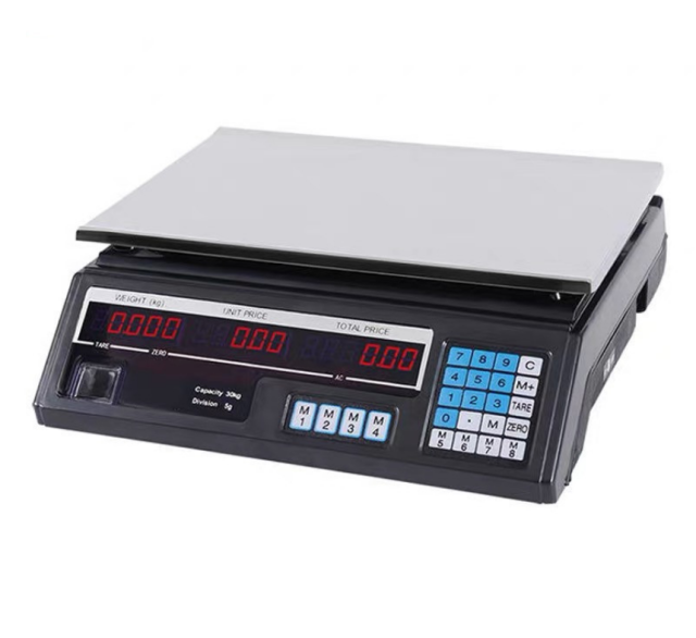 Foreign trade export type electronic scale fruit scale merchant super scale high precision table scale 40kg optional black optional white