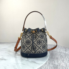 TORY SPORT T MONOGRAM Bucket Bag