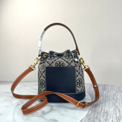 TORY SPORT T MONOGRAM Bucket Bag