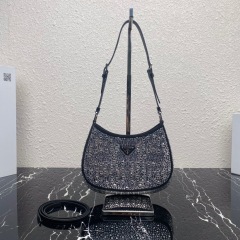 Prada Cleo crystal inspired shoulder bag
