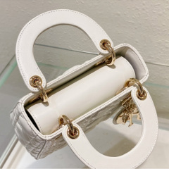 Mini Lady Dior Sheep leather Handbag