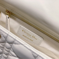 Mini Lady Dior Sheep leather Handbag