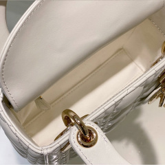 Mini Lady Dior Sheep leather Handbag