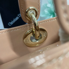 Small Size Lady Dior My ABCDior patent leather Handbag 20CM