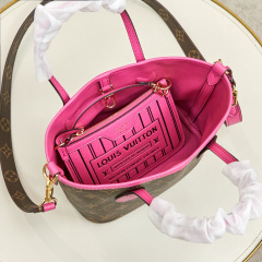 LV Neverfull Bandoulière Inside Out BB Handbag