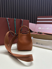 LORO PIANA Bale Mini bucket bag