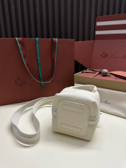 LORO PIANA Bale Mini bucket bag