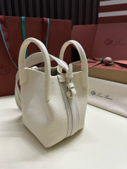 LORO PIANA Bale Mini bucket bag