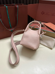 LORO PIANA Bale Mini bucket bag