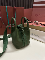 LORO PIANA Bale Mini bucket bag
