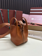 LORO PIANA Bale Mini bucket bag