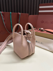 LORO PIANA Bale Mini bucket bag