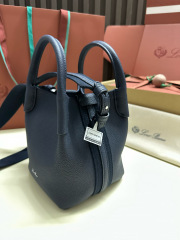 LORO PIANA Bale Mini bucket bag