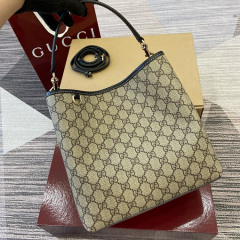GUCCI GG EMBLEM SMALL SHOULDER BAG