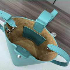 LOEWE Mini Pebble bucket in smooth calfskin