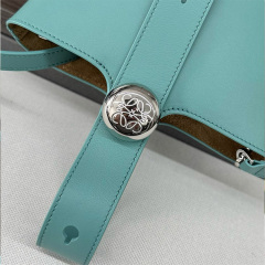 LOEWE Mini Pebble bucket in smooth calfskin