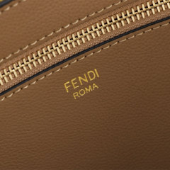 FENDI Striped Roll Tote Bag
