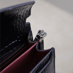 YSL Cassandra Medium Alligator Pattern Chain Bag