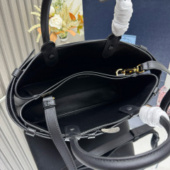 Prada Buckle small leather handbag with Crocodile belt