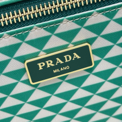 PRADA Tessuto Triangulum Tote Bag