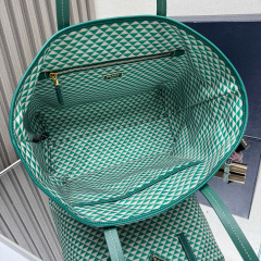 PRADA Tessuto Triangulum Tote Bag