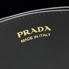 Prada Buckle small leather handbag with belt