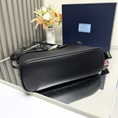 Prada Buckle small leather handbag with belt