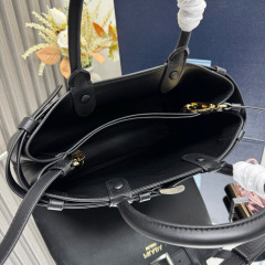 Prada Buckle small leather handbag with belt