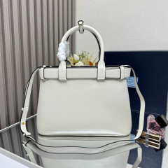 Prada Buckle small leather handbag with belt