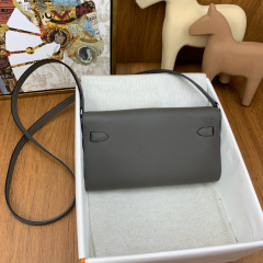 HERMES Kelly To Go Epsom Crossbody Bag