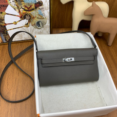 HERMES Kelly To Go Epsom Crossbody Bag