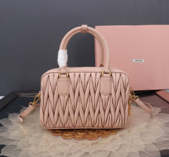 MIU MIU Arcadie Matelassé Nappa Leather Bag
