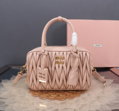 MIU MIU Arcadie Matelassé Nappa Leather Bag