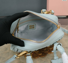 MIU MIU Arcadie Matelassé Nappa Leather Bag