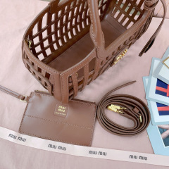 MIU MIU Leather Basket