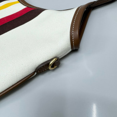 MIU MIU Ivy Canvas And Leather Bag