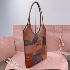 MIU MIU Ivy Leather Patchwork Bag
