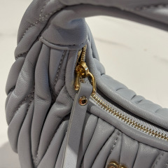 MIU MIU Wander Matelassé Nappa Leather Hobo Mini Bag