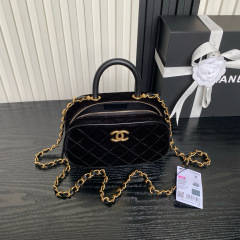 CHANEL 25A Premium Velvet Handbag