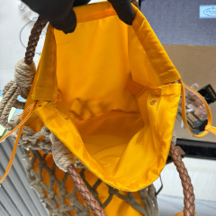 Prada Noué medium cotton macramé bag