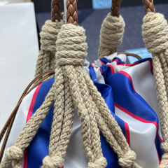 Prada Noué medium cotton macramé bag
